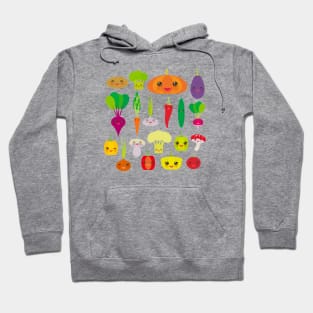 Kawaii vegetables Hoodie